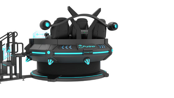 Unterhaltung 55 Zoll Bildschirm 9D VR Stuhl AC220V 5 Sitzplätze