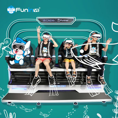 Unterhaltung 9D Virtual Reality Simulator Umgebungsgeräusche Niedrige Wartung 220V