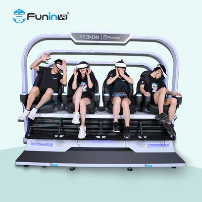 Unterhaltung 9D Virtual Reality Simulator Umgebungsgeräusche Niedrige Wartung 220V