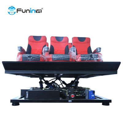 Einkaufszentrum 5D-Kino-Theater kundenspezifisches Quadratdesign für 9-48 Sitzplätze 3 monatliche Updates 1 Film