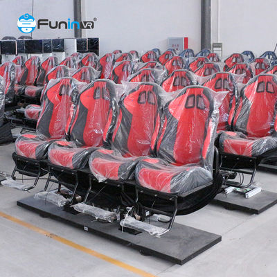 Einkaufszentrum 5D-Kino-Theater kundenspezifisches Quadratdesign für 9-48 Sitzplätze 3 monatliche Updates 1 Film