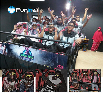 Verbessern Sie Ihr Filmerlebnis mit unserem Nebel-Spezialeffekt 5D-Kino-Stuhl und elektrischem System