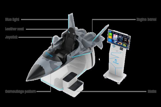 Unterhaltung 9D Virtual Reality Kino mit Deepoon E3 VR Brille 3123x1708x1739mm