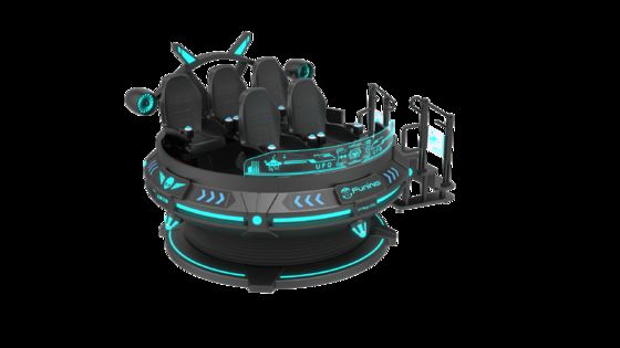 Steigern Sie Ihr Unterhaltungsgeschäft mit 6 Sitzen 9D VR VR-Kino Spannung 220V/2,4KW und Computer I5 1650 8G 240G