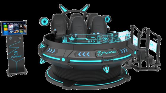 Steigern Sie Ihr Unterhaltungsgeschäft mit 6 Sitzen 9D VR VR-Kino Spannung 220V/2,4KW und Computer I5 1650 8G 240G