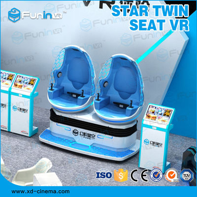 der Stuhl-virtuellen Realität 220V 9D VR Glas-Vergnügungspark-Zug reitet