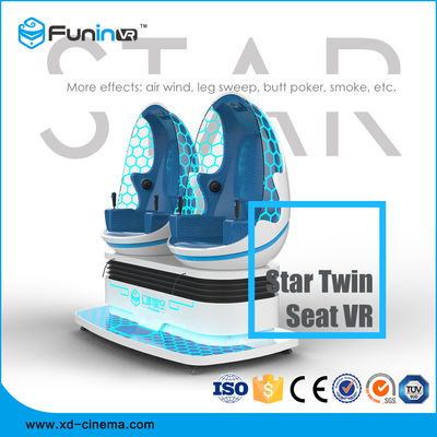 360 kleiner Abdruck zwei der virtuellen Realität der Grad-Bewegungs-9D ärgern des Simulator-220V Sitze