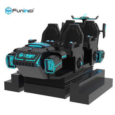 Vr-Spiele 6 setzt schwarzen Multispielerauftritt der virtuellen Realität 9D des Simulator-220V