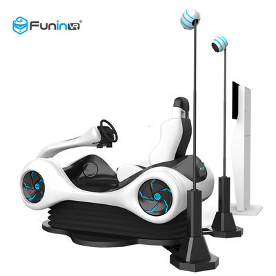 Interessanter Simulator 9D VR Kart 100% - das Laufen von Simulation mit dem realistischen Laufen manövriert