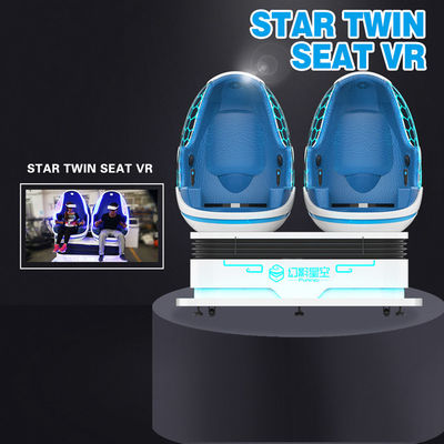 Elektrischer reizbarer Zwilling Seat der virtuellen Realität der Plattform-9D des Simulator-4.5KW