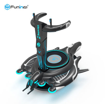 Innensimulator-schwarze münzenbetriebenfarbe der virtuellen Realität der unterhaltungs-9D