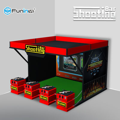 Spieler des Projektor-Schirm-Schießen-Spiel-Maschinen-wirkliche Richtungs-Schießen-Jagd-Held-4
