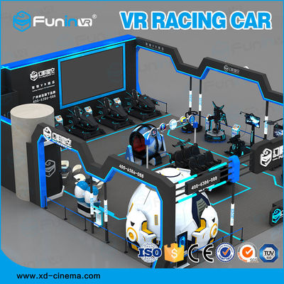Raum-Spiel-Simulator der VR-Auto Spiel-Maschinen-VR für 1 Spieler 2500*1900*1700mm