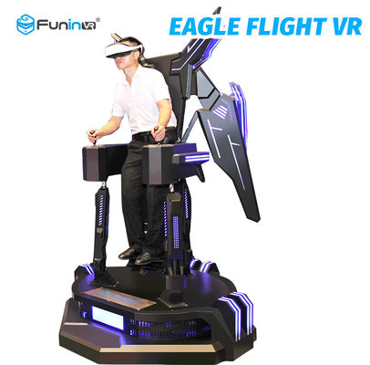 1260*1260*2450mm 9D VR Eagle fliegende Spiel-Maschine des Flug-Kino-Simulator-2.0kw+200 Kilogramm VR 360 für Vergnügungspark