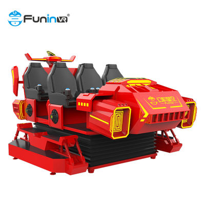 vr 9d Simulator-Spielmaschine 6 Sitze, die Dunkelheit 9d VR laufen, beschädigt Simulator