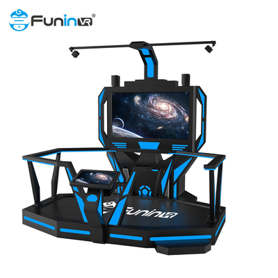 1 Spieler 9D Virtual Reality Simulator Motion Walking Platform VR Spielmaschine