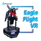 einzelner Spieler-hochauflösendes Spiel 3D des Schießen-7D wechselwirkendes VR Flight Simulator