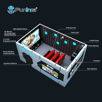 24 Stühle 7D Kino 3D Bildschirm für interaktiven Motion Race Simulator