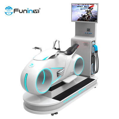 Immersive VR Racing Moto Simulator HD Bildschirmbewegungskontrolle für extreme Innenräume