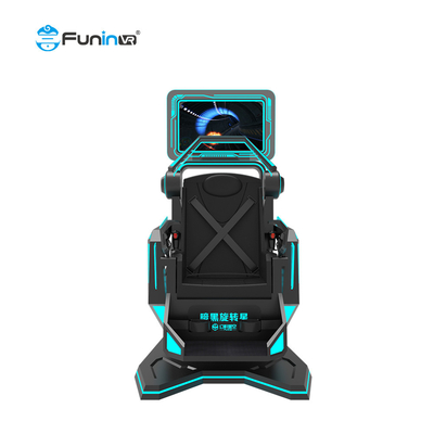 Multiplayer Adventure Park 9D VR Simulator mit VR Headset Metallplattform AC220V Leistung