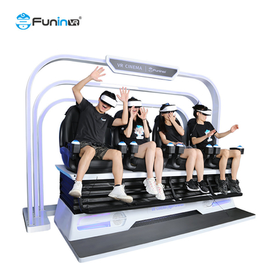 Immersives 9D VR Kino mit 360° Bewegungseffekten DeepoonE3 VR Brille Realistische Temperatureffekte