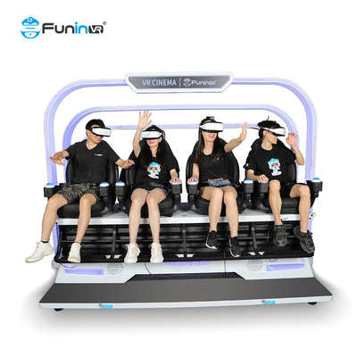 Immersives 9D VR Kino mit 360° Bewegungseffekten DeepoonE3 VR Brille Realistische Temperatureffekte