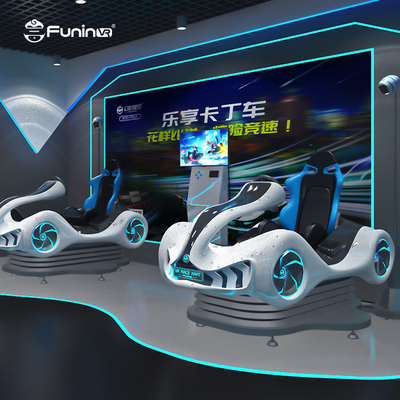 Multi-Plattform VR-Rennkart-Simulator mit HD-Bildschirm für kommerzielle Zwecke