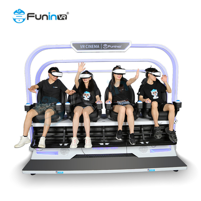 Unterhaltung 9D Virtual Reality Simulator Umgebungsgeräusche Niedrige Wartung 220V