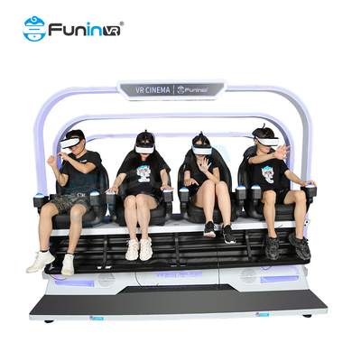 Unterhaltung 9D Virtual Reality Simulator Umgebungsgeräusche Niedrige Wartung 220V
