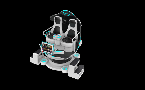 9D VR-Stuhl mit immersiver VR-Erfahrung und Joystick-Controller