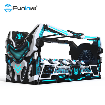 Unterhaltung 9D VR Dragon Rider 5 Sitze Simulator auf Dynamic Extreme Themenplattform
