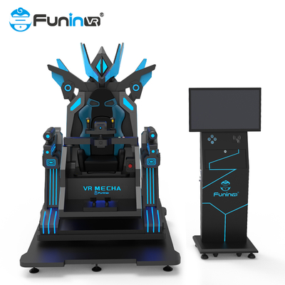 Revolutionäre VR Erfahrung mit Joystick Controller 9D VR Stuhl 360 Grad Drehung