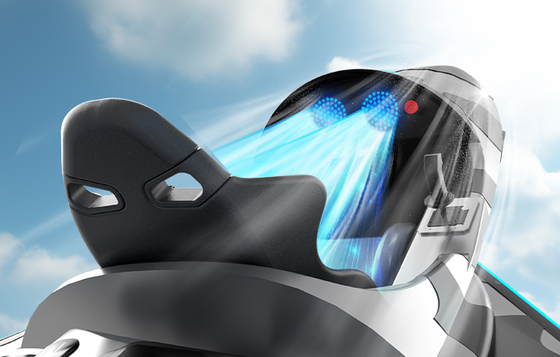 Spaßiger VR-Vergnügungspark mit Vibrationseffekten und WIFI-Konnektivität