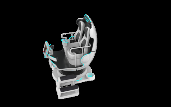Unvergessliches Abenteuer mit Steel Metal Einzelspieler VR Vergnügungspark Ausrüstung