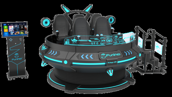 Steigern Sie Ihr Unterhaltungsgeschäft mit 6 Sitzen 9D VR VR-Kino Spannung 220V/2,4KW und Computer I5 1650 8G 240G
