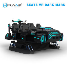 Beschädigt Multispieler-Dunkelheit vr der virtuellen Realität Spielmaschine 6 Sitze, die Simulator 9d VR laufen
