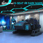 6 Sitzvirtuelle realität 9D Flight Simulator mit hinterer Erschütterung 4200*3670*2350mm