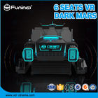 Attraktiver Simulator der virtuellen Realität 9D, 6 Kino-Theater-Behälter-Form des Sitzer-VR