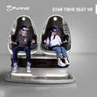 360 Ei-Stuhl-Kino-Maschine der Grad-virtuellen Realität 9D VR mit 2 Sitzen