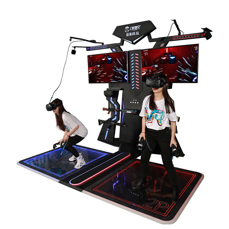 2 Freizeitpark-Arcade Game Machine Video Gamess 9d der Spieler-VR Zone virtueller Realität