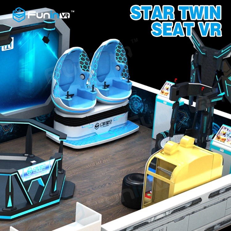 Bewegt-VR Videospiel-Simulator der Oothek-für Einkaufszentrum-Blau-Farbe