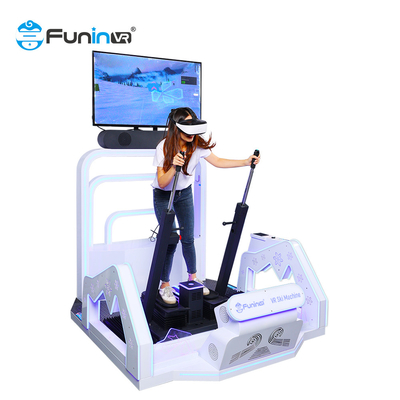 Wechselwirkende Spiel-Maschinen-virtuelle Realität Ski Simulator des Vergnügungspark-Innen-9D Vr