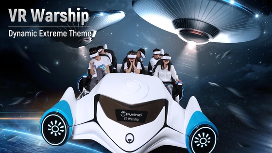 6 Kriegsschiffs-Trampoline-Park erfahren der Spieler-VR die aufregende virtuelle Realität Arcade Theme Park