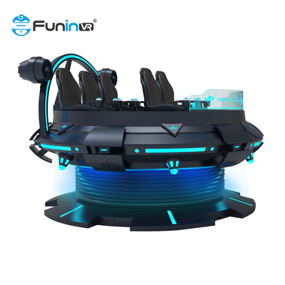 6 Spieler 9D Virtual Reality Simulator Verbesserte Visuals und realistische Bewegung