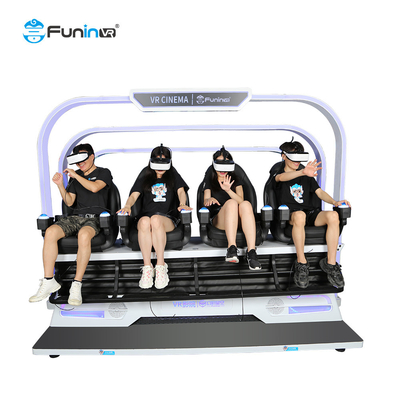 Der Kinoversorgungsachterbahn der Arcade-Spiele 9d vr 4 Sitzvirtuellen realität multi Simulator 4 Sitz