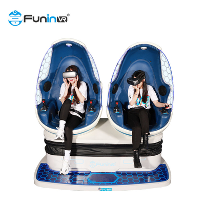 Kopfhörergläser Maschine 3d 9d VR 2 Spiele vr Simulator der virtuellen Realität des Sitzblaue Kinos 9d für Verkauf